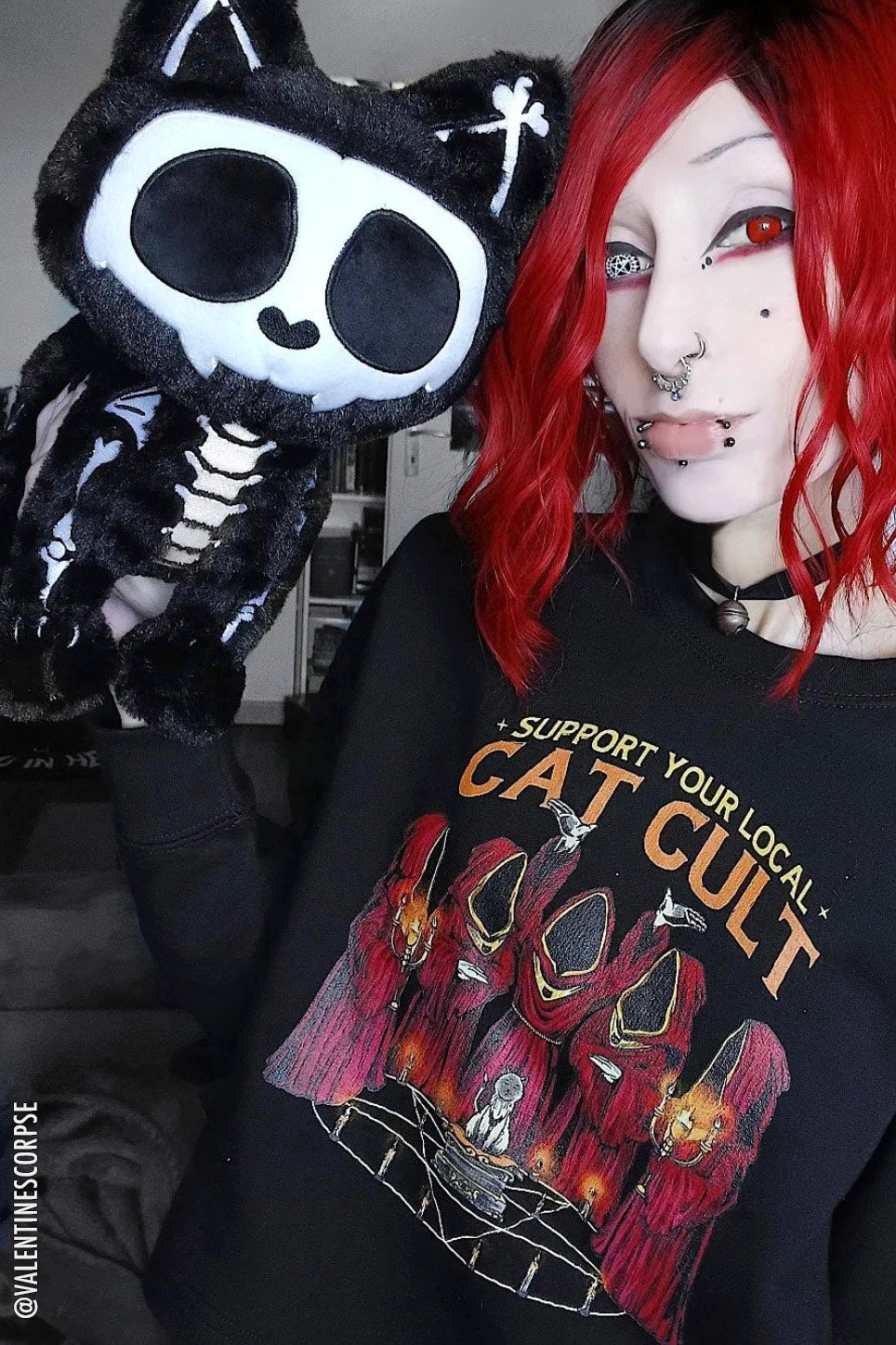 Skelekitty Plush Toy - - Plushies