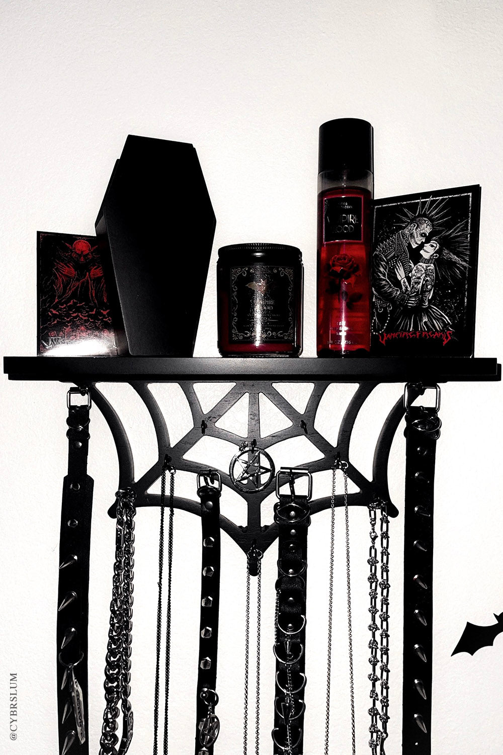 Spiderweb Jewelry Display Shelf - - Jewelry Holder