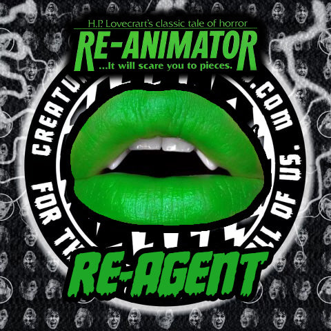 Re-Animator 3-Piece Matte Lip Set W/ Horror FX Syringe Tubes