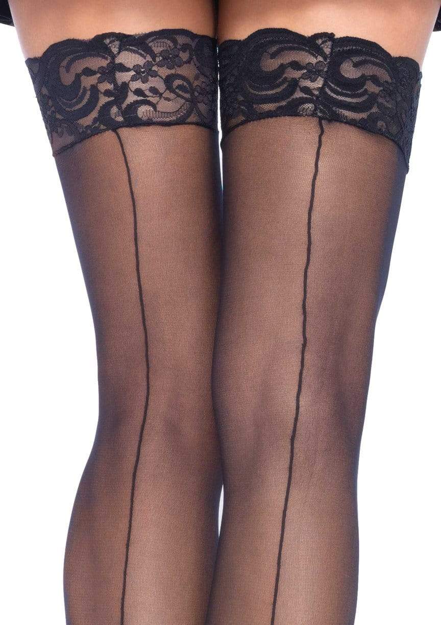 Nuna Sheer Thigh High Stockings -  - Hosiery