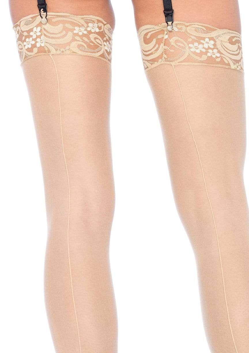 Nuna Sheer Thigh High Stockings -  - Hosiery