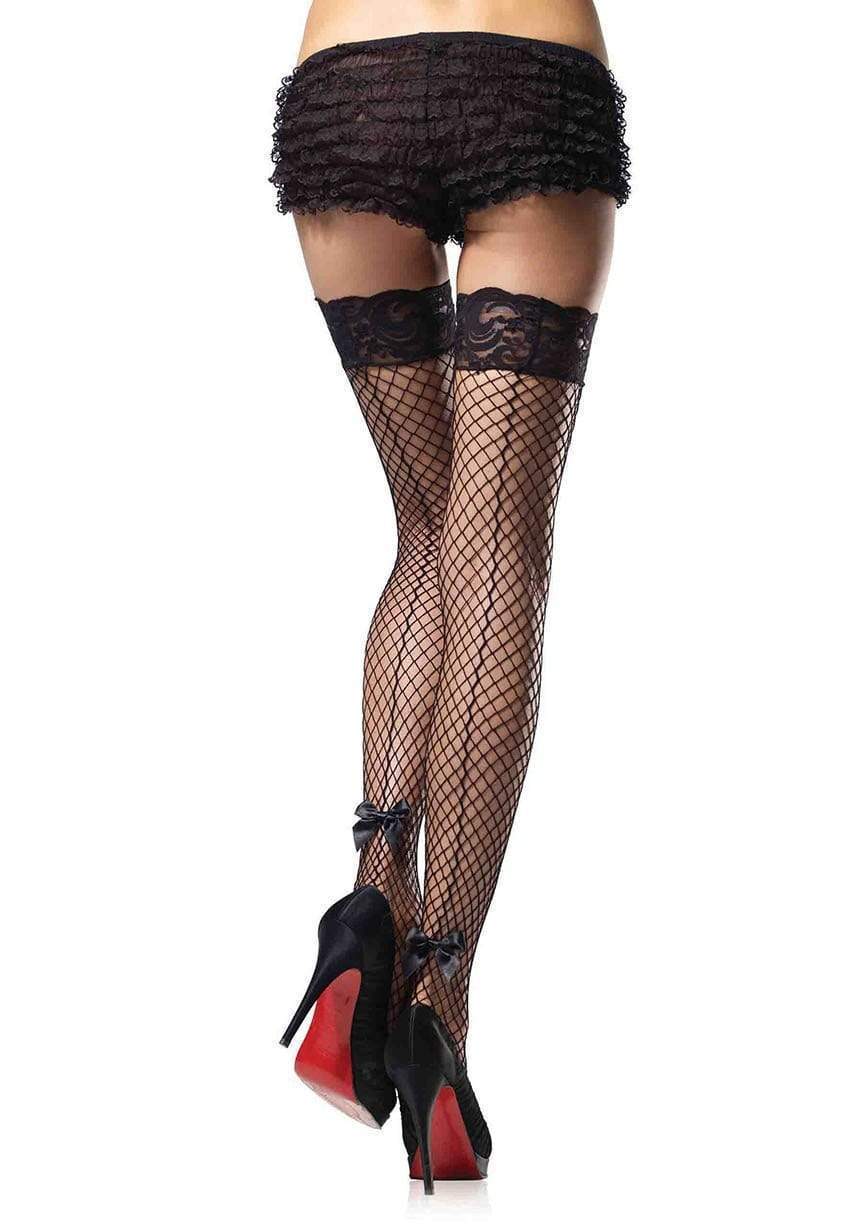 Tessa Net Thigh High Stockings -  - Hosiery