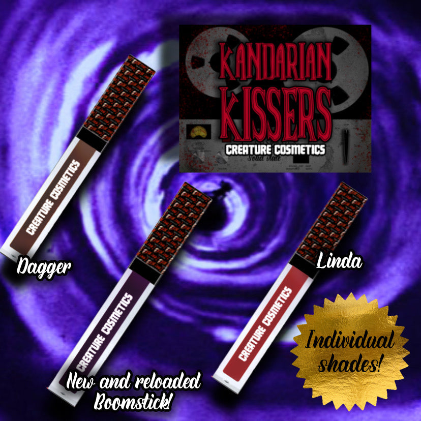 Kandarian Kissers Matte Lipsticks W/ Horror FX