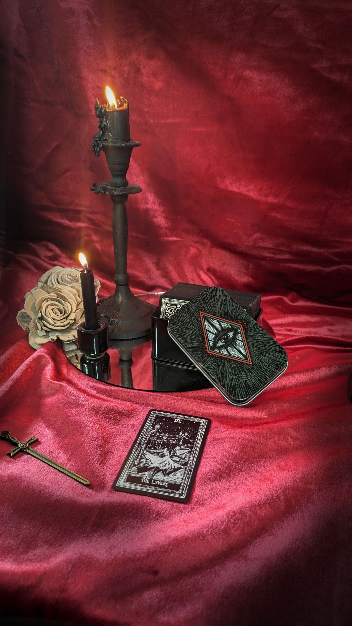 Little Night Visions Tarot Deck - Mini Tarot Cards - Pocket Tarot Deck