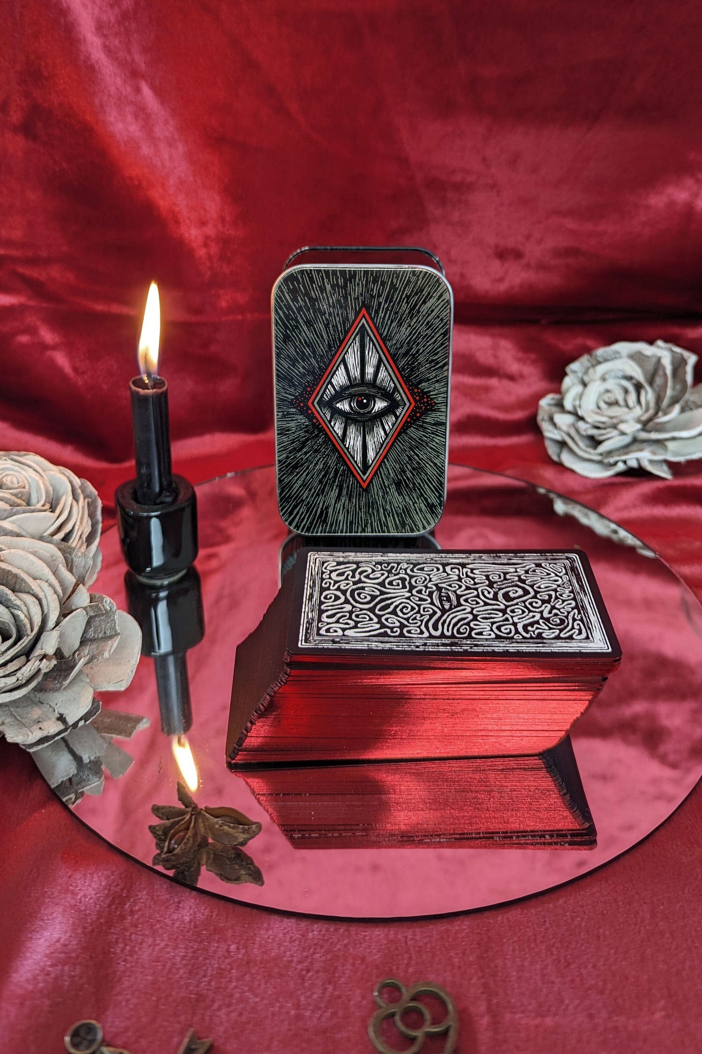 Little Night Visions Tarot Deck - Mini Tarot Cards - Pocket Tarot Deck