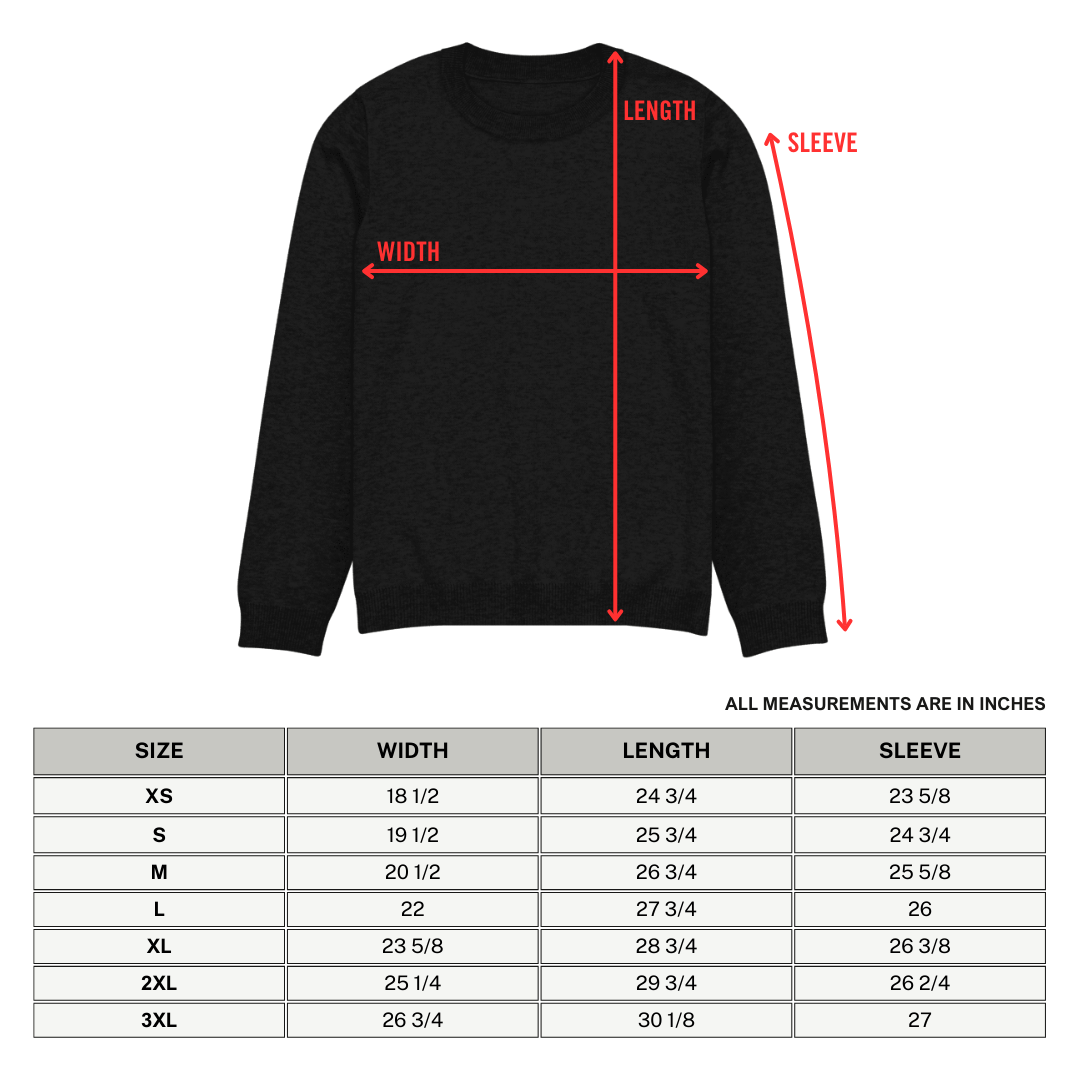 Corpse King Knit Crew Neck Sweater