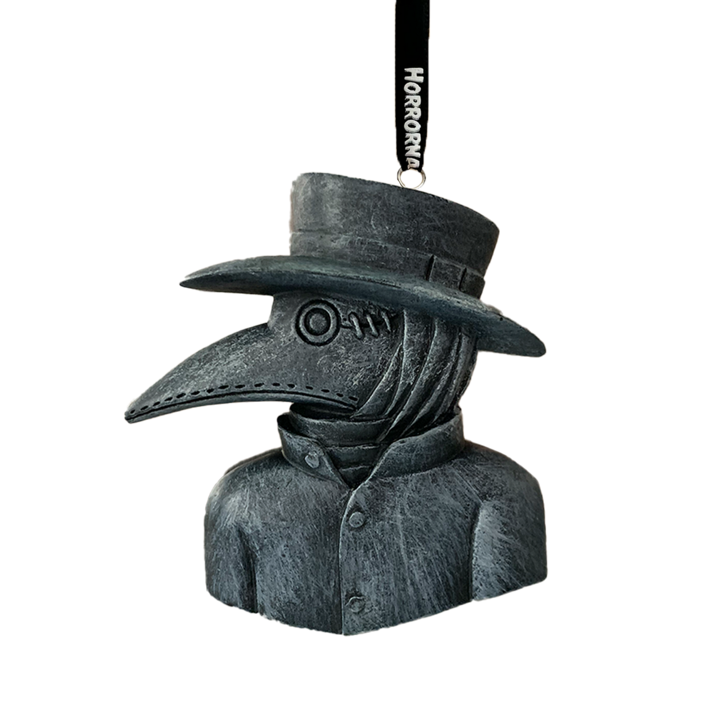 Plague Doctor Flatback Ornament - Medieval Horror Decoration - Gothic Halloween Ornament