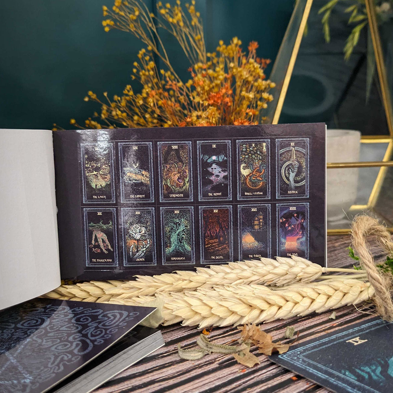 Visions Sticker Book - Tarot Journal Stickers - Oracle Card Tracking