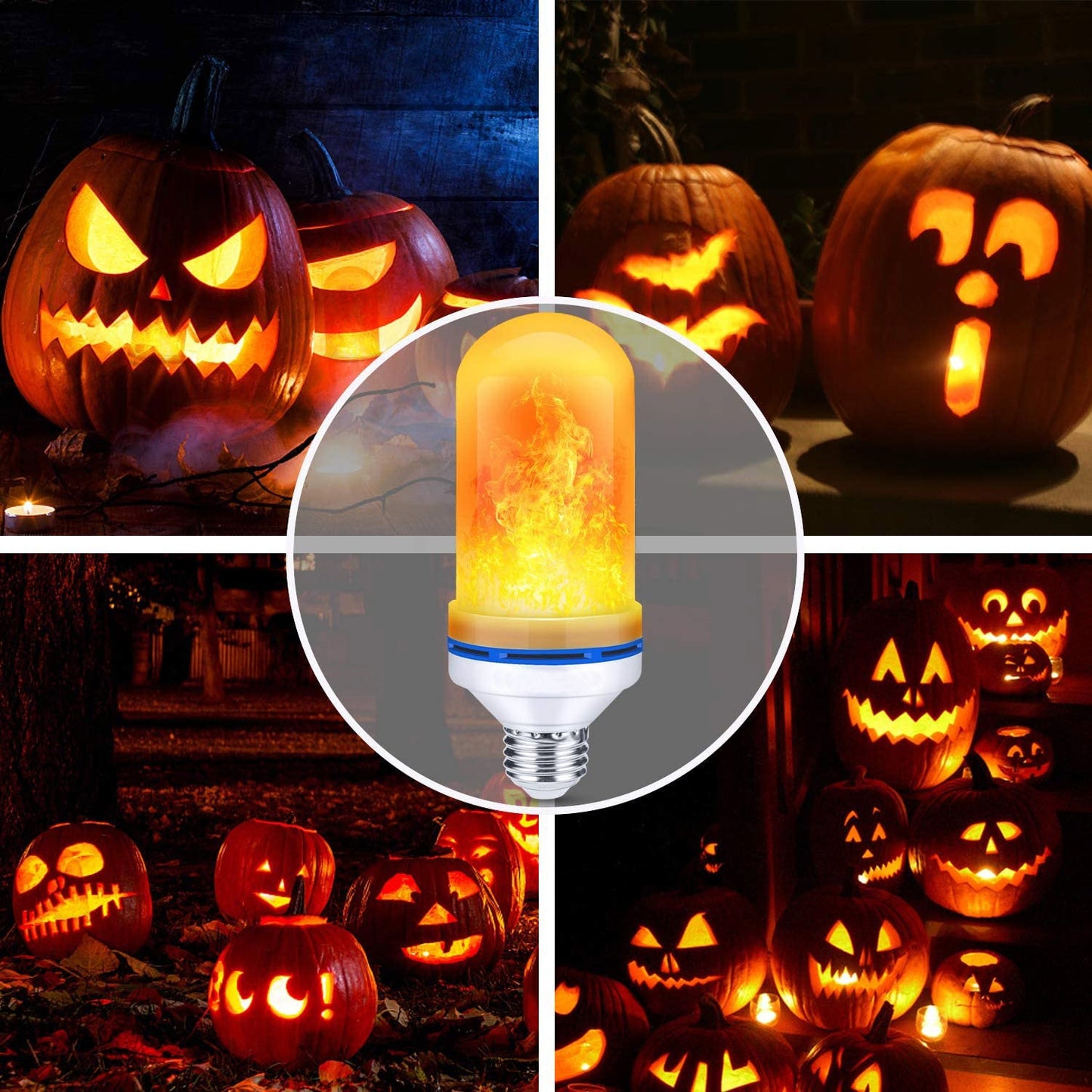 Halloween or Christmas LED Flame Effect Light Bulb -  - Light Bulbs