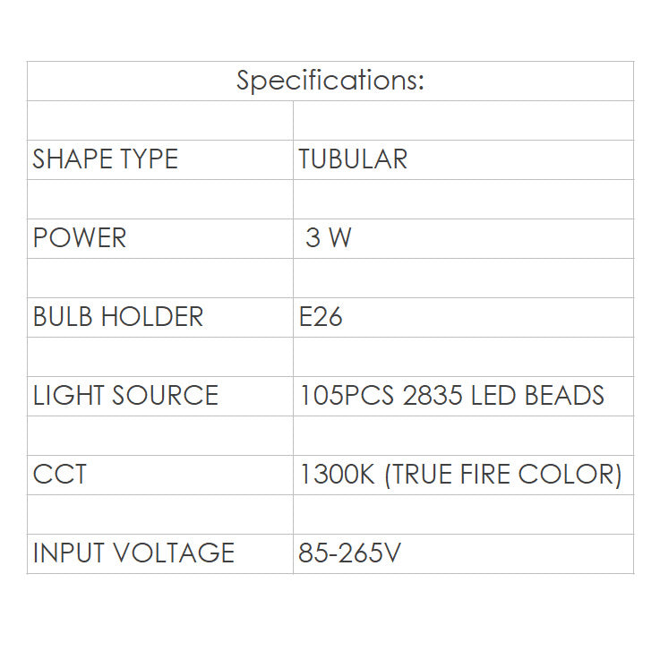 Halloween or Christmas LED Flame Effect Light Bulb -  - Light Bulbs