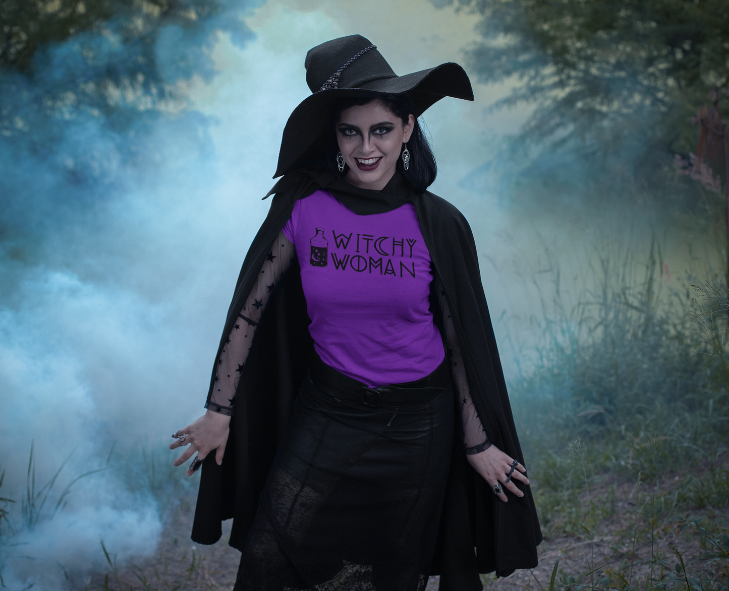 "Witchy Woman" Tee - Unisex Shirt - - Shirts