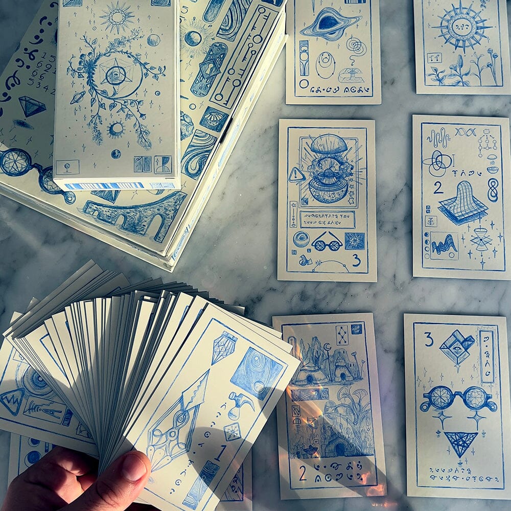 The Cerulean Sequence Oracle Deck - Numerology Oracle Cards - Spiritual Divination