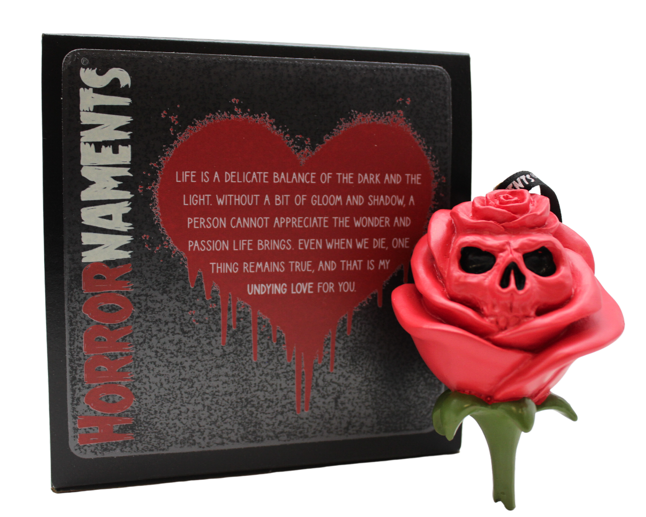 Undying Love Halloween Ornament - Gothic Romance Decoration - Valentine's Horror Gift