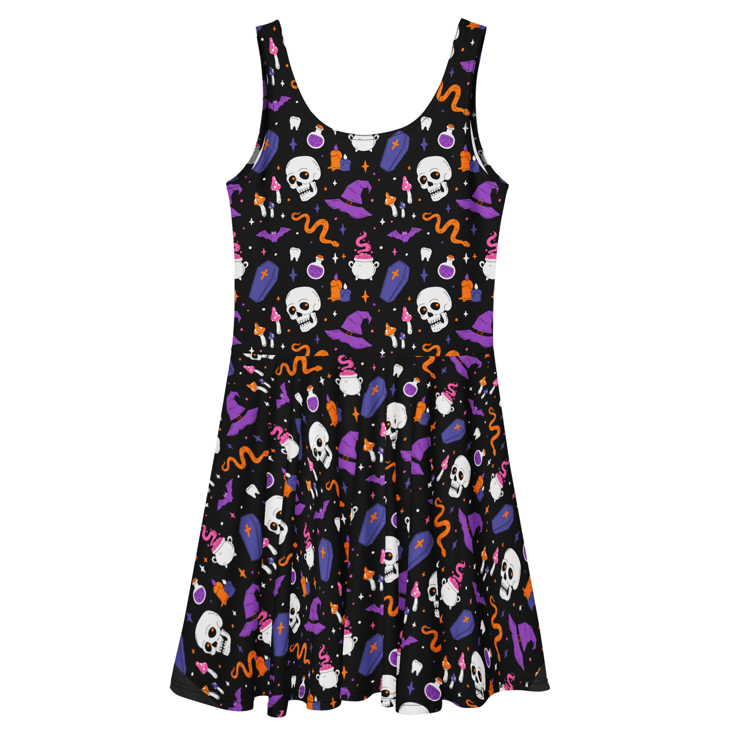 Witch's Whimsy Skater Dress