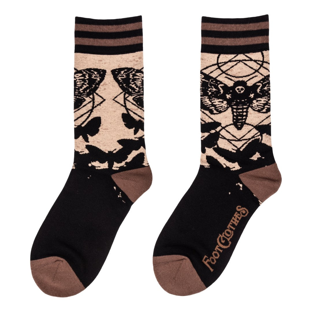 Death's Head Hawkmoth Crew Socks -  - Socks