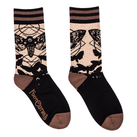 Death's Head Hawkmoth Crew Socks -  - Socks