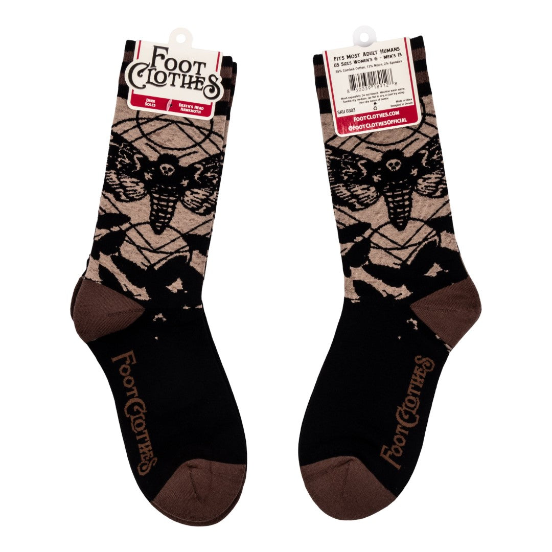 Death's Head Hawkmoth Crew Socks -  - Socks