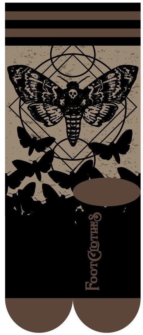 Death's Head Hawkmoth Crew Socks -  - Socks