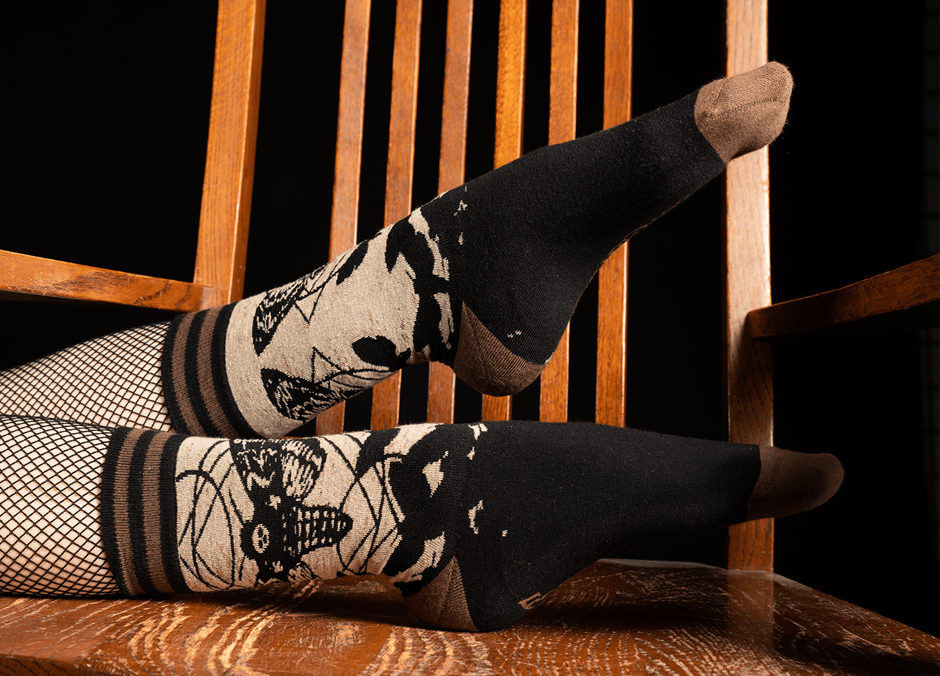 Death's Head Hawkmoth Crew Socks -  - Socks