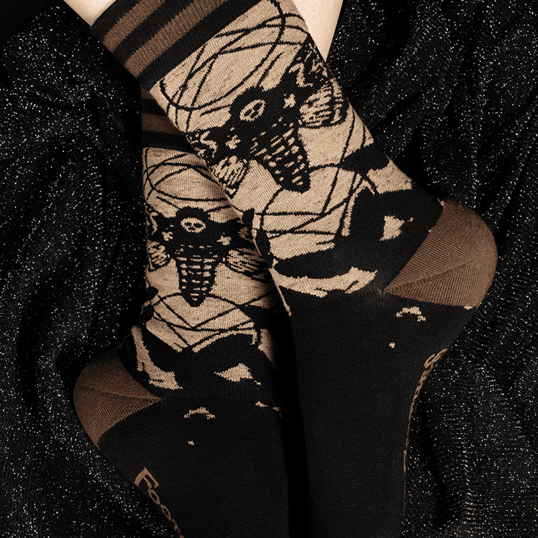 Death's Head Hawkmoth Crew Socks -  - Socks