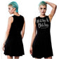 Skater Dress | Witchy & Bitchy | Button Back Black Skater Dress - Killstar - Dresses