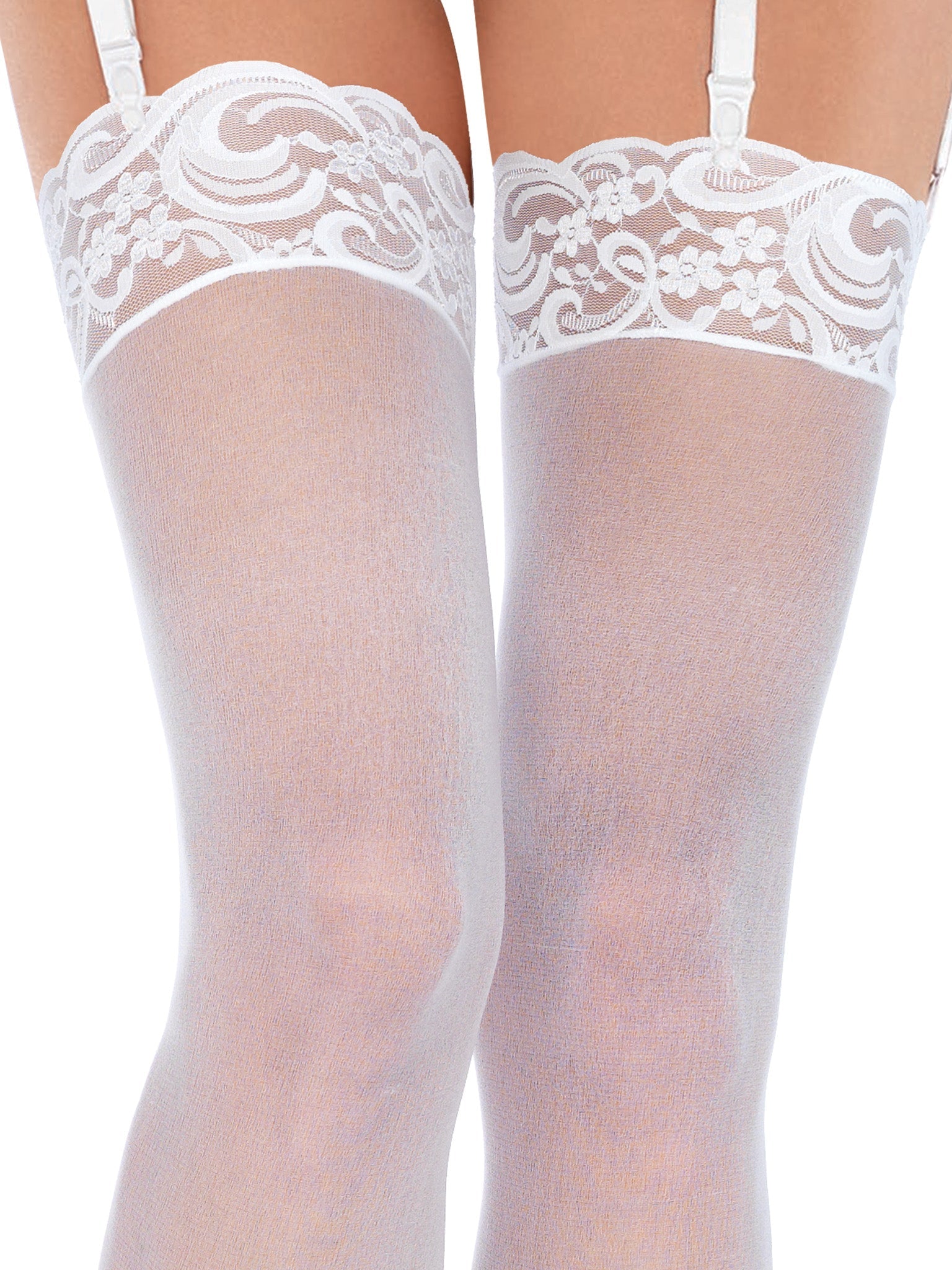 Alix Sheer Thigh High Stockings -  - Hosiery