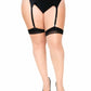 Grace Cuban Contrast Heel Stockings