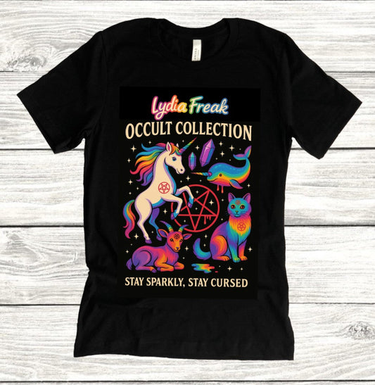 Lydia Freak 90s Style T-Shirt - Retro Gothic Tee - Alternative Fashion Shirt