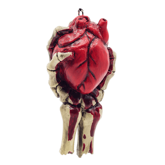 Here's My Heart Ornament - Gothic Valentine's Gift - Romantic Horror Decoration