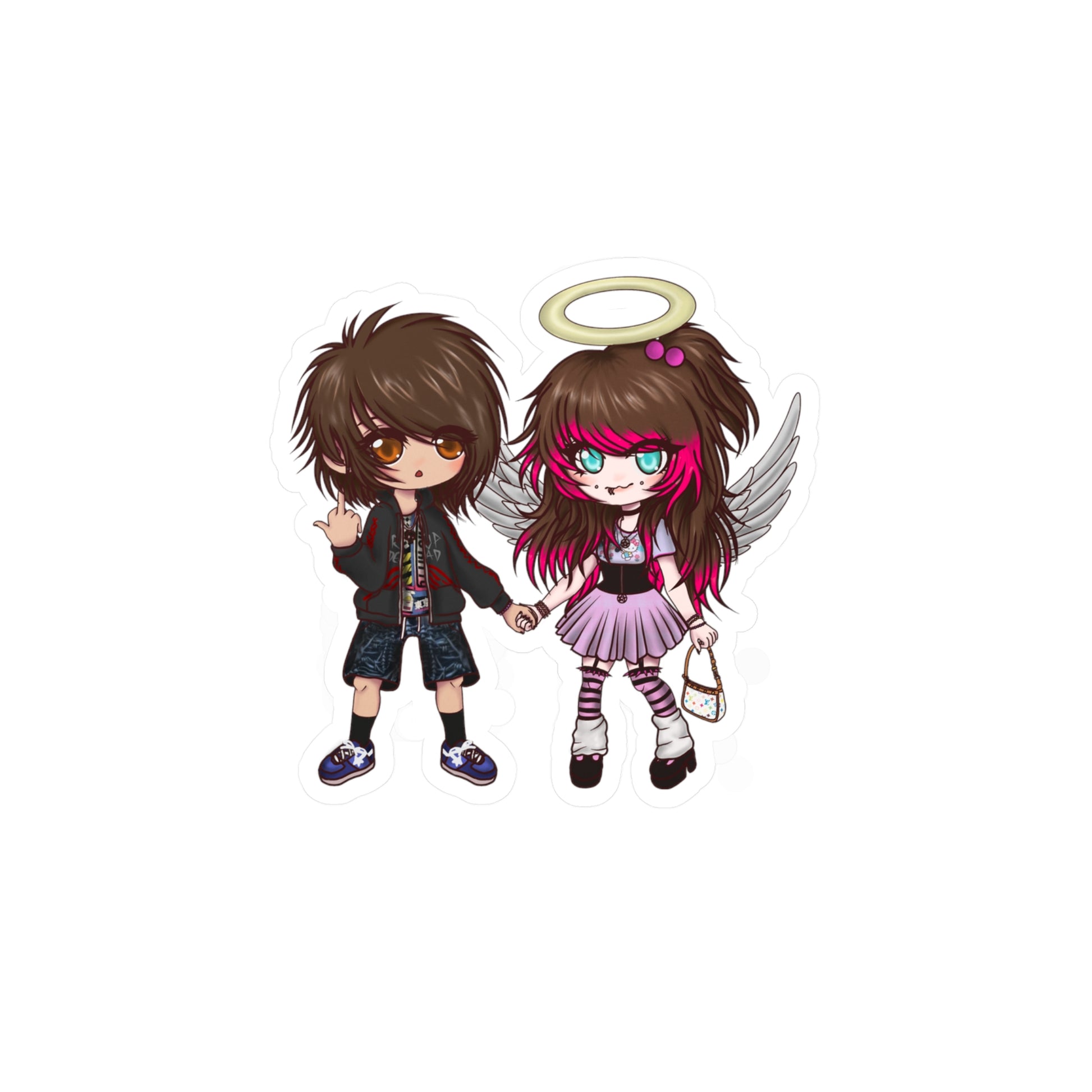 03osc & 8ngelonline Chibi Vinyl Decal Sticker - HKWD - Decals