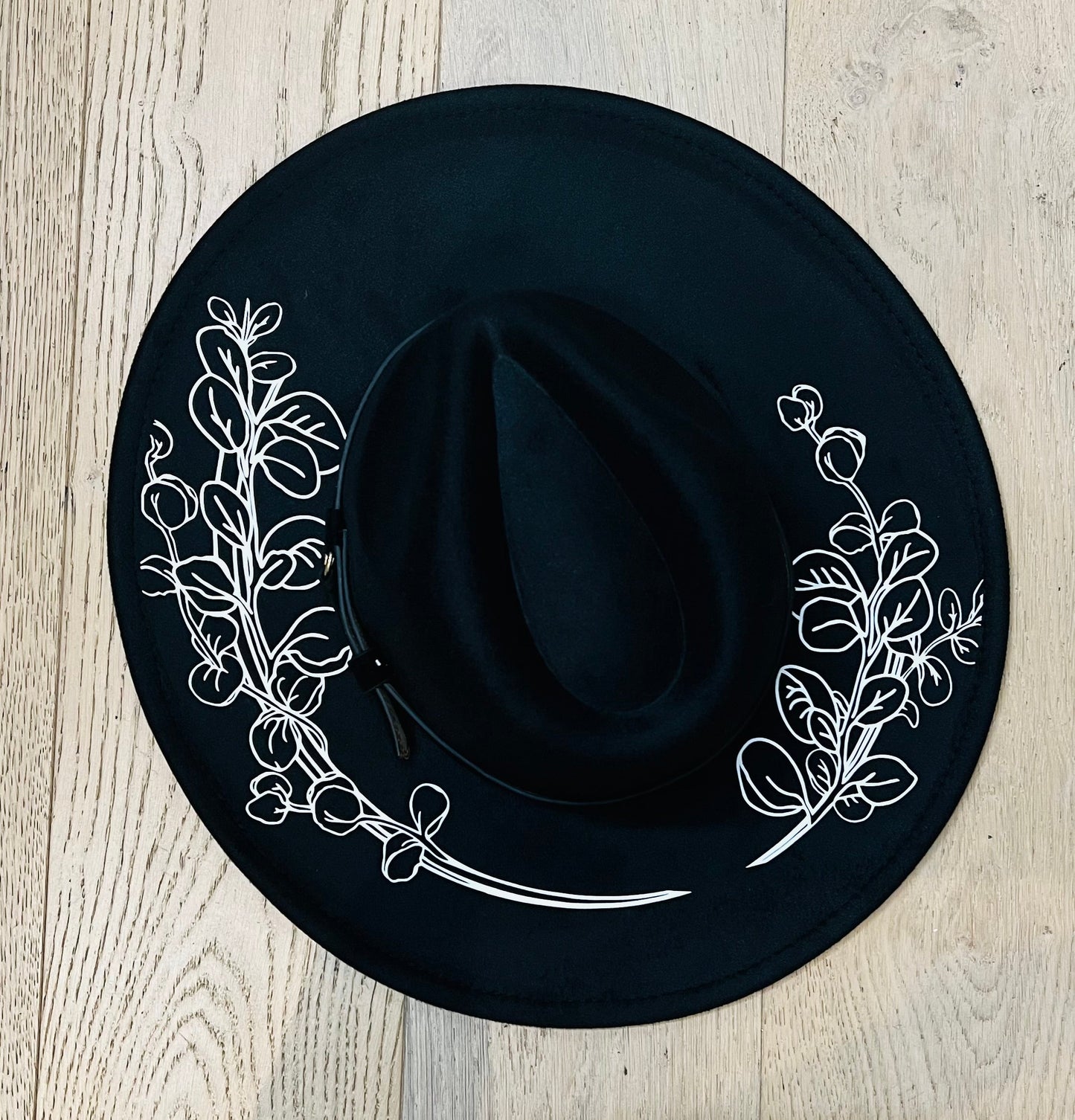 Vegan Felt Hat - XL Brim - Large Eucalyptus -  - 