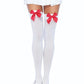 Kay Opaque Thigh Highs - Gothic Thigh High Stockings