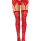 Rachel Lace Thigh Highs and Garter Belt -  - Hosiery