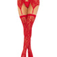 Rachel Lace Thigh Highs and Garter Belt -  - Hosiery