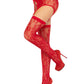 Rachel Lace Thigh Highs and Garter Belt -  - Hosiery