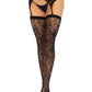 Rachel Lace Thigh Highs and Garter Belt -  - Hosiery