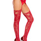Bloom Net Garter Belt Stockings -  - Hosiery