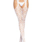 Amore Heart Net Suspender Pantyhose -  - Hosiery