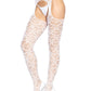 Amore Heart Net Suspender Pantyhose -  - Hosiery