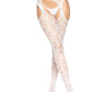 Amore Heart Net Suspender Pantyhose -  - Hosiery
