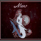 Enamel Pin - Mars Celestial Mermaid