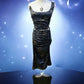 Starry Night Midi Skirt Set One Shoulder Bustier Cinching Side Zips -  - Skirt Set