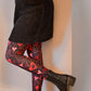 Web of Love Valentine Spooky Spider Web Johanna Parker Exclusive Leggings -  - Leggings