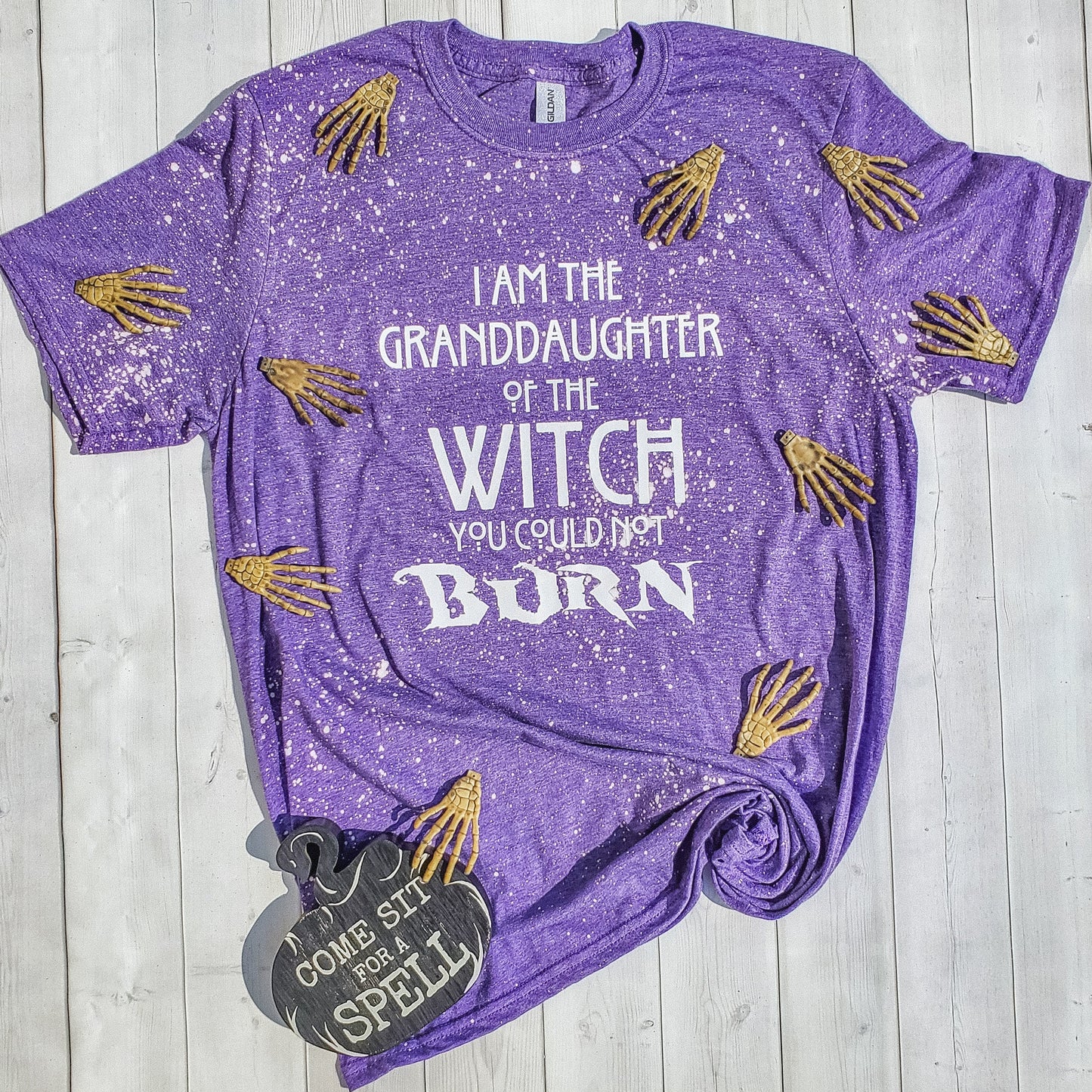 Granddaughter of The Witch Tee - Distressed or Solid Unisex Shirt