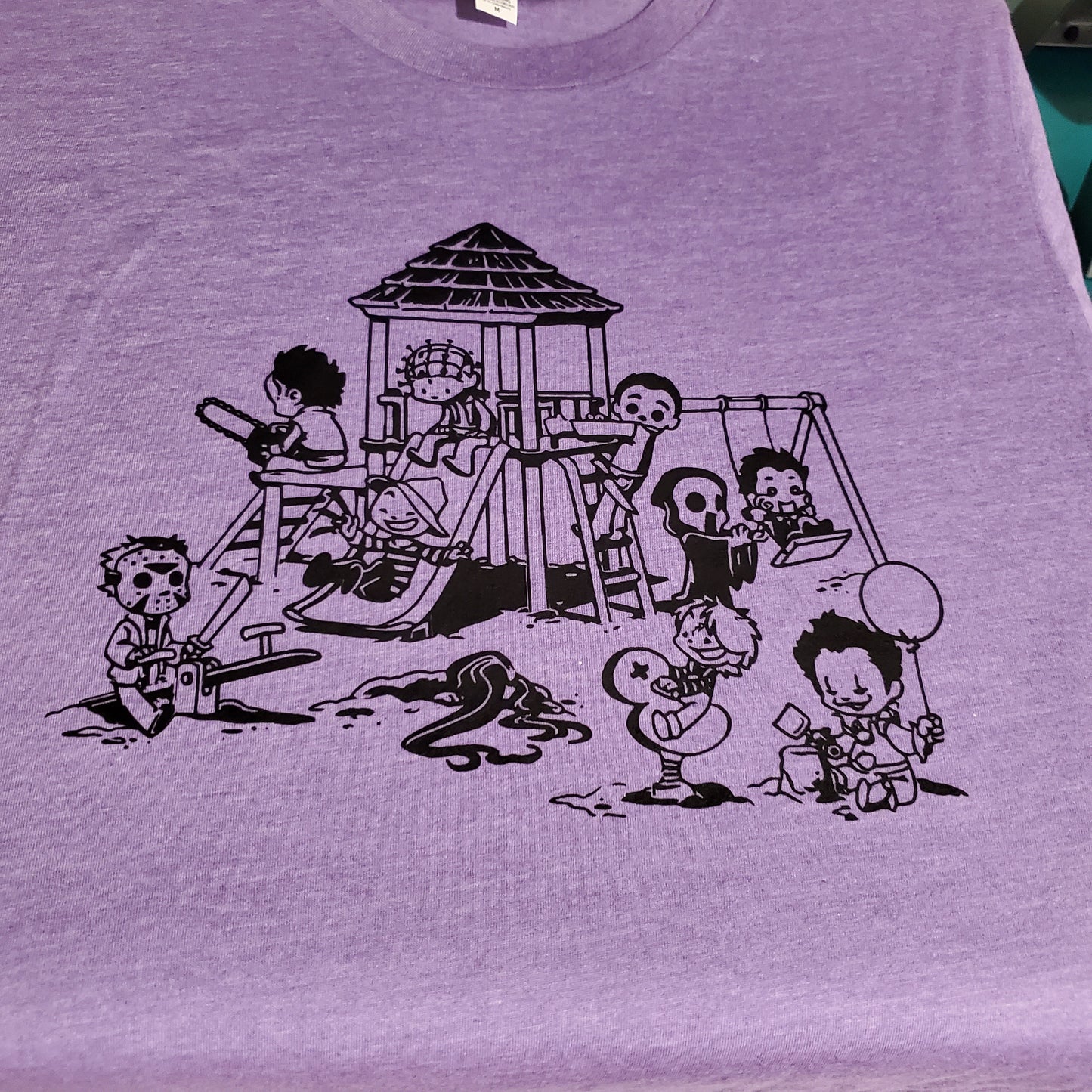 Cute But Spooky Horror Playhouse Tee - Unisex Halloween Shirt