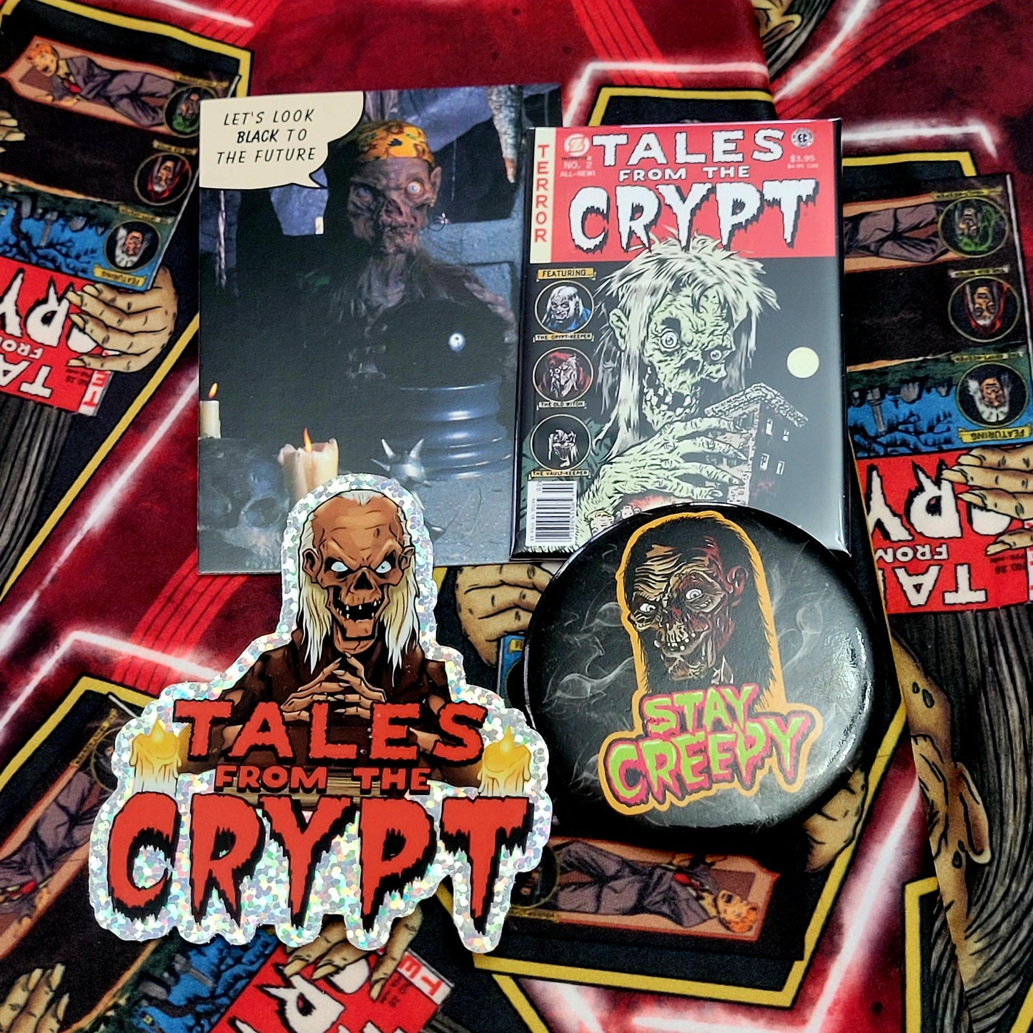 Tales From The Crypt - Exclusive Themed Leggings Box High-quality Handcrafted Vibrant Leggings -  - Leggings