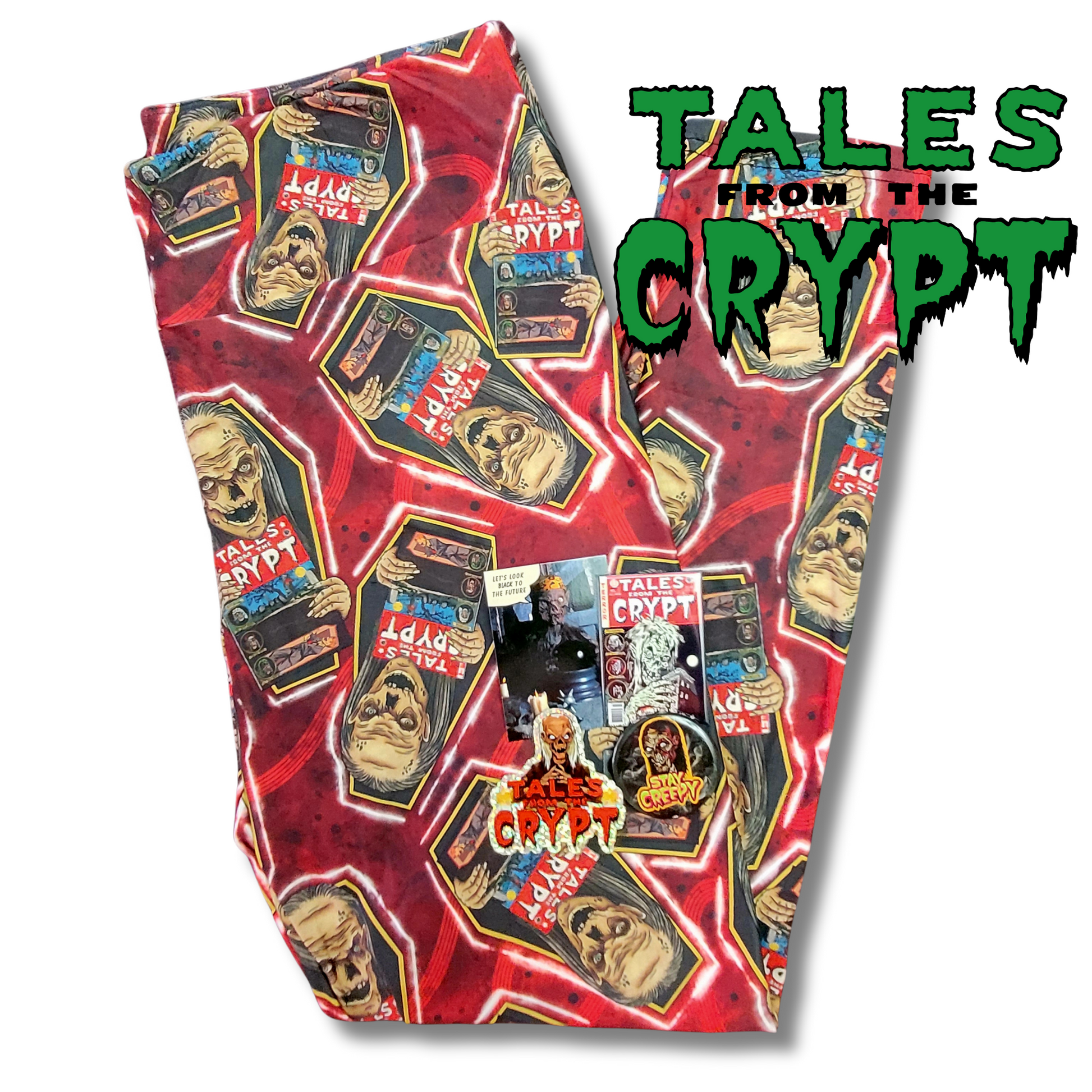 Tales From The Crypt - Exclusive Themed Leggings Box High-quality Handcrafted Vibrant Leggings -  - Leggings