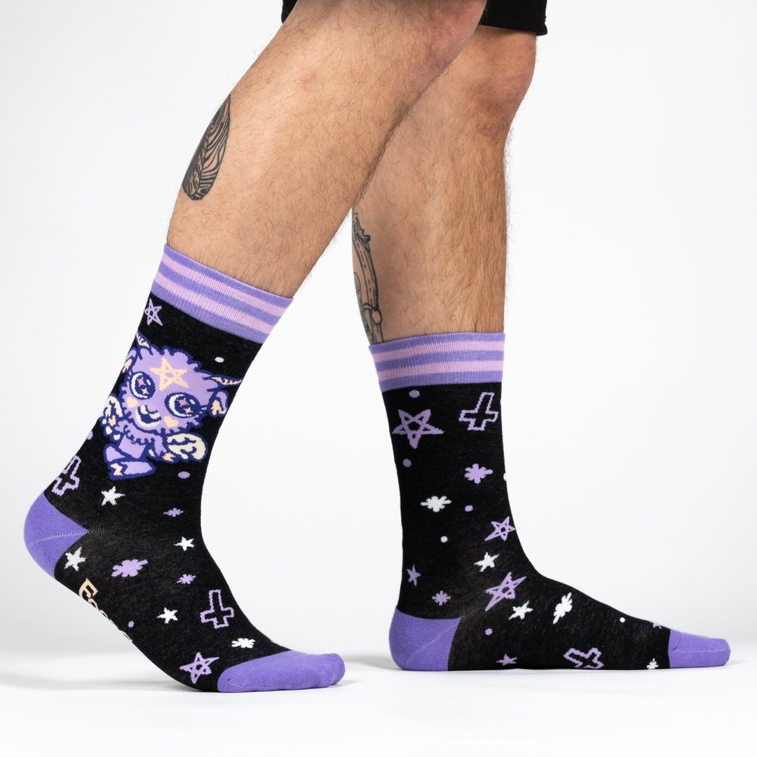 Baby Baphomet Crew Socks -  - Socks