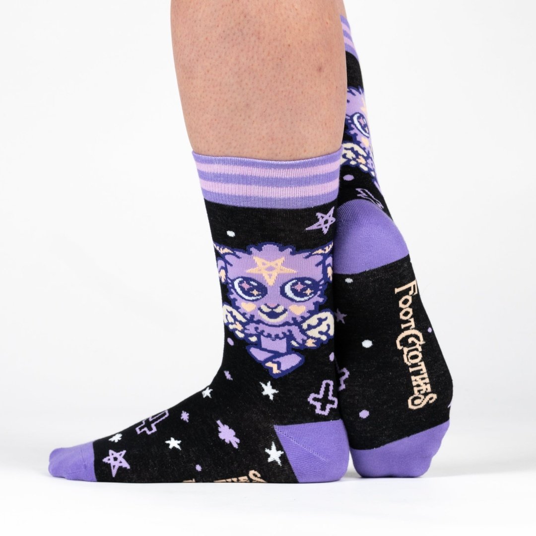 Baby Baphomet Crew Socks -  - Socks