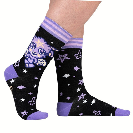 Baby Baphomet Crew Socks -  - Socks